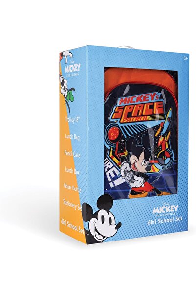 Generic Trokir 6-in-1 Licensed Wheeled School Bag Set - 18-inch, Waterproof (Kids Unisex)