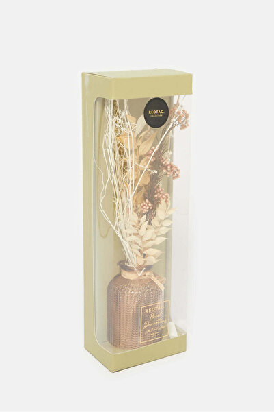 REDTAG Pink Dry Flower Arrangement In Glass Vase