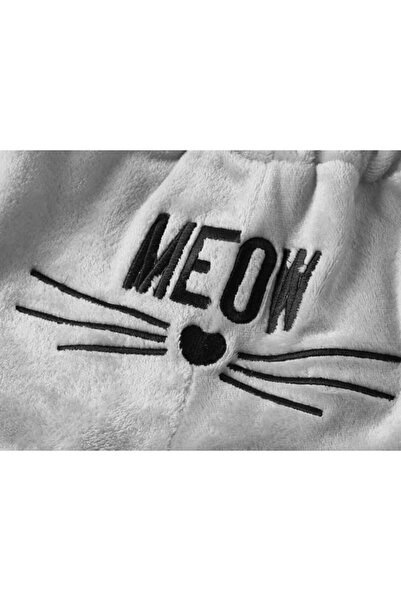 zola Women's fluffy pajamas, Zola, size L, sweatshirt and shorts, elastic waist, light gray