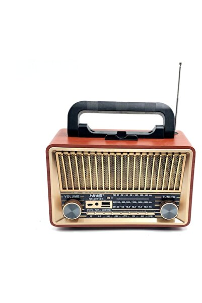 Rovolt NS-2071BT Vintage Portable Radio — Bluetooth, TWS, USB/TF, FM/AM/SW, Remote