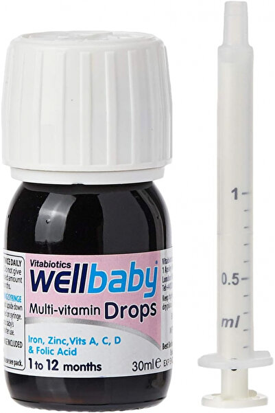 Vitabiotics Wellbaby Multivitamin Drops - 30 Ml