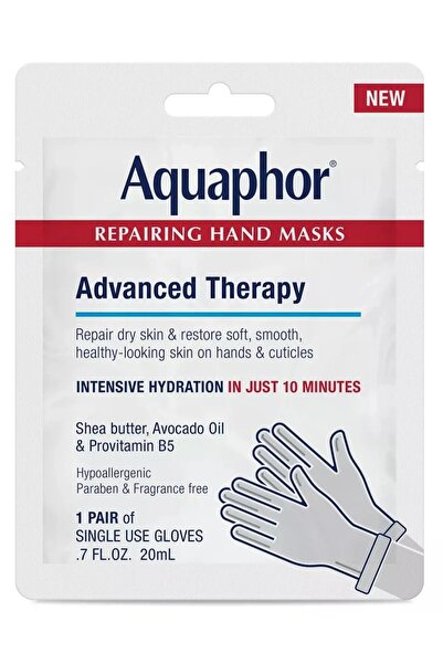 Aquaphor Advanced Therapy Repairing Hand Mask - 0.7 fl oz