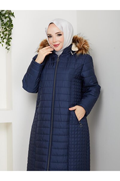 ESLEMNUR Wool Insulated Quilted Coat