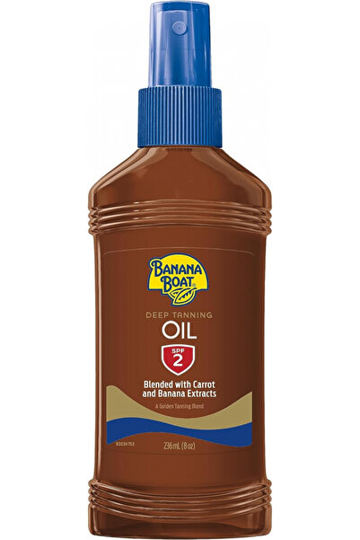 Banana Boat Protective Tanning Oil-Spf2-Carrot & Extracts-Deep Long Lasting Color, 236Ml
