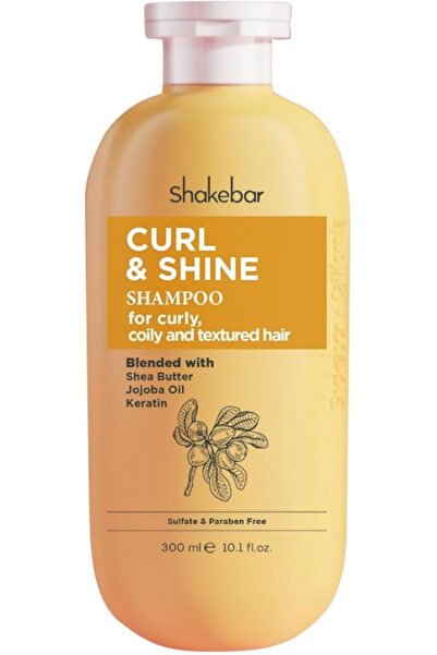 Shakebar Curl & Shine Hair Shampoo 300Ml