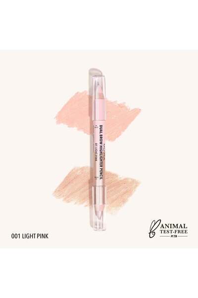 MOİRA Dual Brow Highlighter Pencil (001, Light Pink)