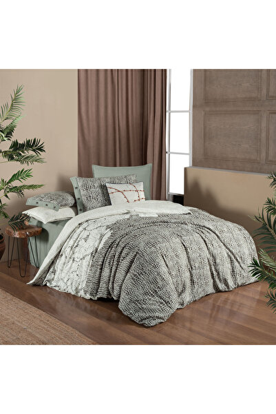 Sarev Anas Haki Flannel Double Duvet Cover Set