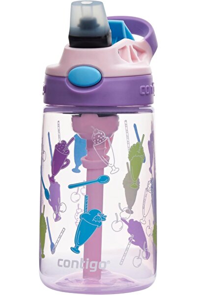Contigo زجاجة مياه سهلة التنظيف بشفاط للأطفال، خالية من مادة BPA، مانعة للتسر...