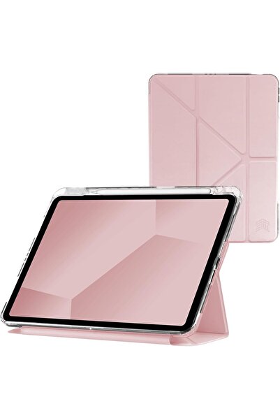 STM Opp Case for Apple iPad Air 11" M2 - Slim Protective Cover with Apple Pencil Storage (Pink)
