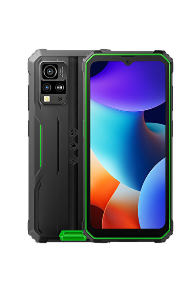 Blackview BV4800 Pro Smartphone, 4G, 12GB RAM/128GB, 6.56" HD+, Android 14, 5180mAh, IP68/IP69K, NFC, Green