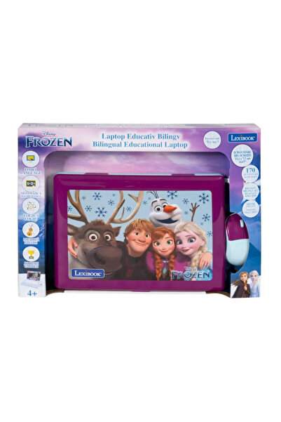 LEXIBOOK Frozen bilingual educational laptop, Romanian/English, 170 activities, Multicolor