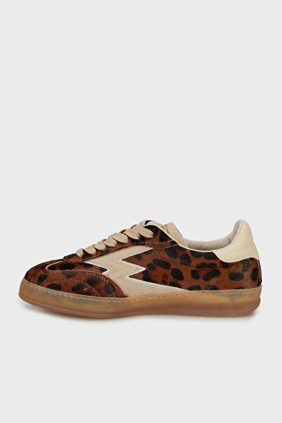 moaconcept Leopard Patterned Leather Sneaker Shoes Shoes Mg635Co