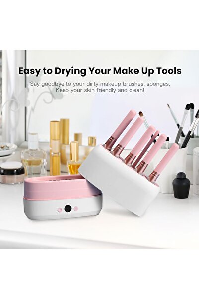 fitto مجفف فرش مكياج متطور - مجفف فرش كهربائي بتحكم حراري (FITTO)