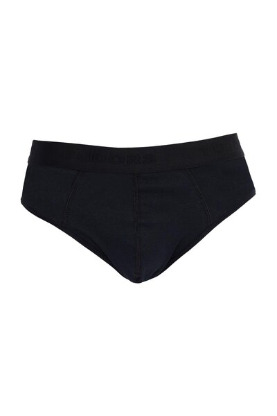 Tudors Men's 6-Pack Stretch Fabric Cotton Black Slip Underpants