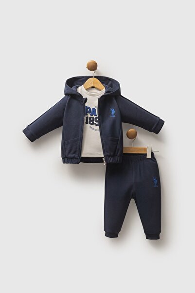 Budi U.S. Polo Assn 3-Piece Set Usb2584 Navy Blue