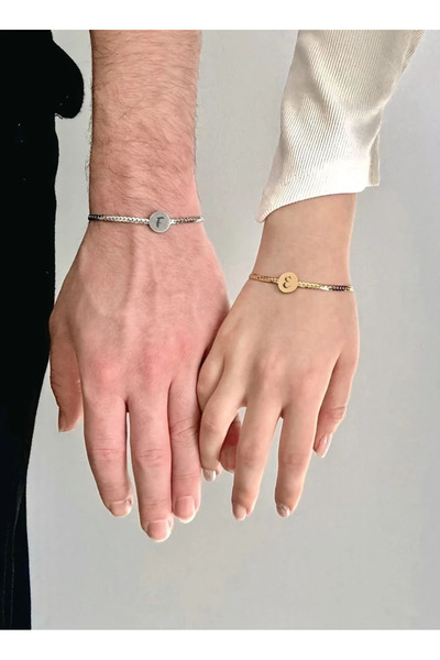 Harlofia Jewelry Kişiye Özel Çelik Harfli Bileklik (Tek Adet)