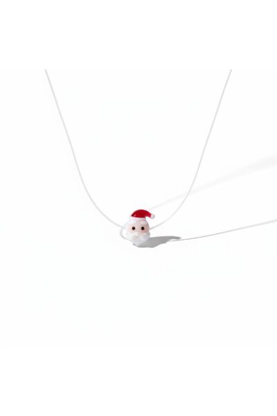 YUSSO ACCESSSORY El Yapımı Porselen Neol Baba Figürlü Kadın Kolye