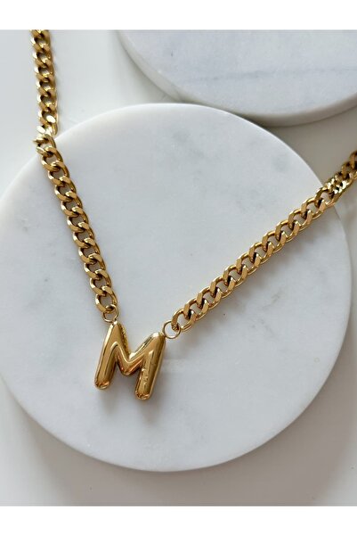 CHARMLUCKY Basic Letter Necklace