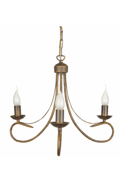 Other Hanging lamp candlestick black old gold ALFA 292