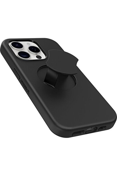 OTTERBOX OtterGrip Symmetry Case for iPhone 15 Pro (MagSafe) - Black