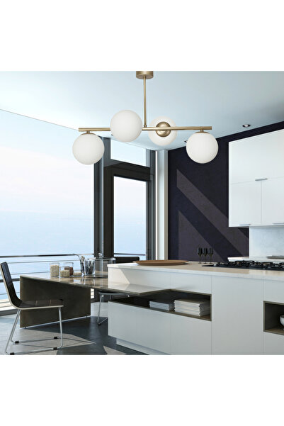 Other CEILING HANGING LAMP CHANDELIER GLASS BALL LAMPS E14 LED TITAN PATINA 14-901