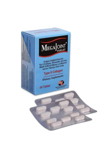 Mega-Farma Mega farma Mega Joınt Tip II Kolajen 60 Tablet
