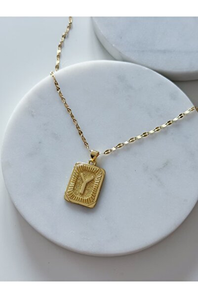 CHARMLUCKY Steel Vintage Letter Kolte