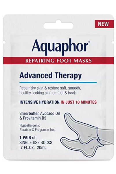 Aquaphor أقنعة إصلاح القدم - زوج واحد