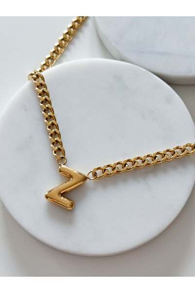 CHARMLUCKY Basic Letter Necklace