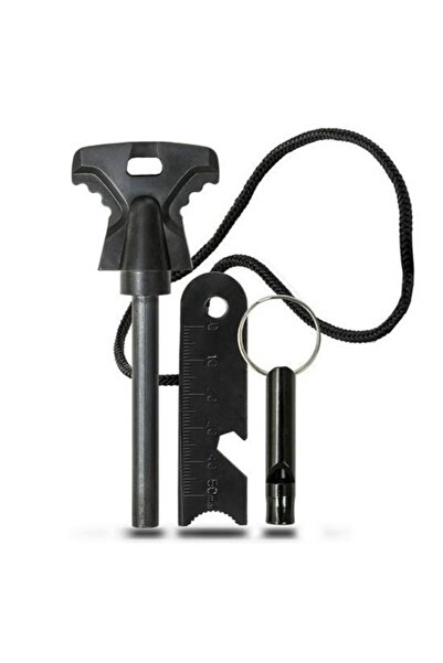 Roichil Acil Durum Magnezyum Çubuk Çakmaktaşı Düdük