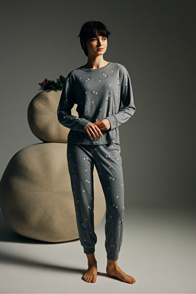 Hays Kadın Pamuklu Uzun Pijama Altı