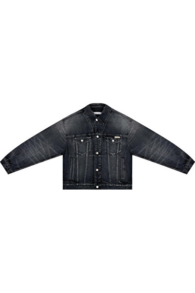 Calvin Klein 90S ESPRESSO BLACK TRUCKER Siyah Erkek Ceket