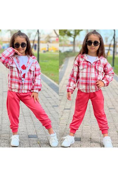 Amur 3-Piece Girl's Set Made of Cotton