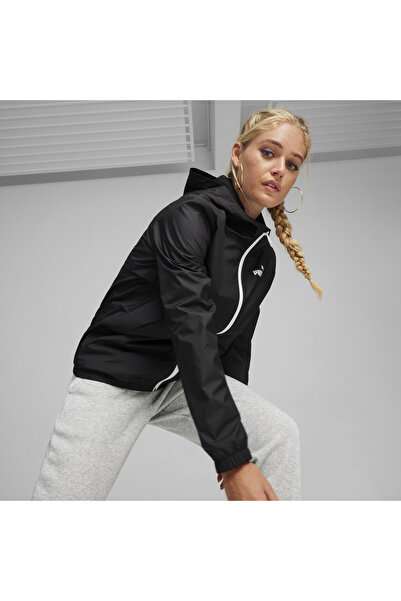 Puma ESS Solid Windbreaker Siyah Kadın Ceket