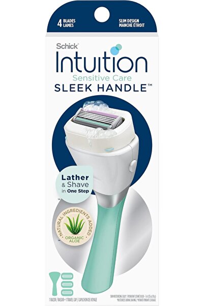 Generic شفرة حلاقة شيك إنتويشن سليك للنساء (للبشرة الحساسة) - مقبض واحد + 3 خ...