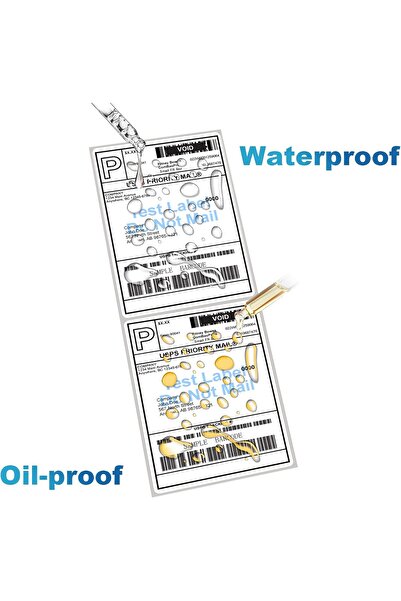 9527 Product 4 x 6 in Direct Thermal Fanfold Shipping Labels, White, Perforated, 500 Labels