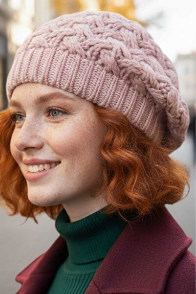 Trenderrs Women's Knitwear Knitted Painter Beret