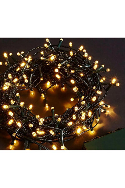 Yenilig 10 Metre 100 Led Boncuk Lamba - Gün Işığı, Siyah Kablo ve Dekoratif Aydınlatma