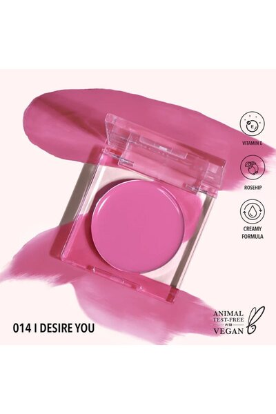 MOİRA أحمر الخدود الكريمي Loveheat (014، I Desire You)