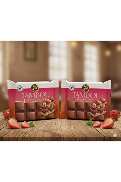 Kahve Dünyası Tambol Çilekli Milföy Dolgulu 100 gr X 2 Adet
