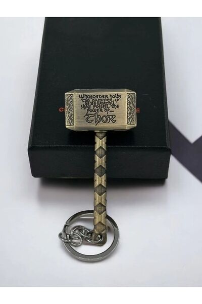 Genel Markalar Thor Çekiç Anahtarlık Dönen Marvel The Avengers Thor'un Çekici Anahtarlık