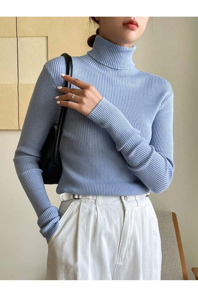 VASK Γυναικεία μακρυμάνικη μπλούζα κοτλέ Basic