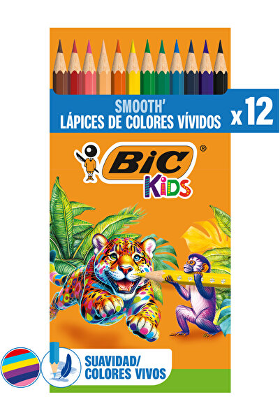 Bic BIC colored pencils, wooden, Evolution Smooth, 2.9mm 12 pcs/set