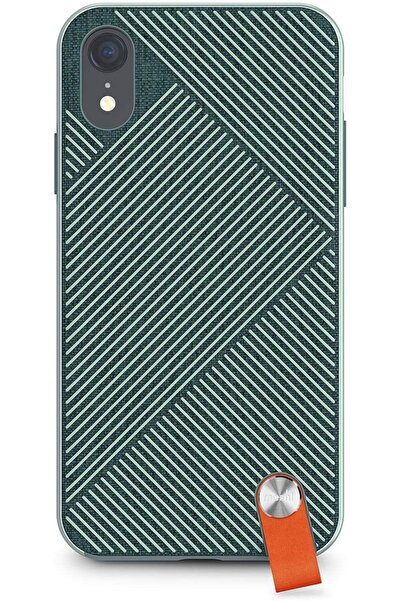 Moshi جراب ألترا سليم هاردشيل مع حزام لهاتف iPhone XR 6.1 - أخضر