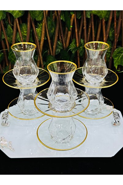 EVRA 6 Kişilik 12 Parça Çay Bardağı Seti Takımı