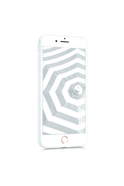 KWmobile Case for Apple iPhone 8 Plus / iPhone 7 Plus, Silicone, White, 39499.48
