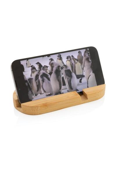 RONIC Phone and tablet stand for desk, Ronic, bamboo,