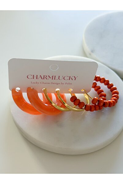 CHARMLUCKY Colorful Earring Set