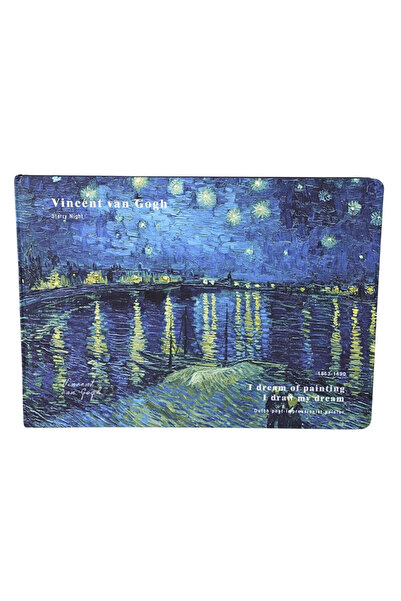 SAFECARE Caiet Van Gogh, Noapte înstelată peste Ron, Imprimeu