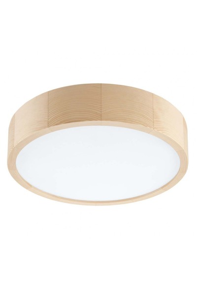 Other Lampă de tavan, lemn, pin, sticlă albă, KANTE 14-420/A9